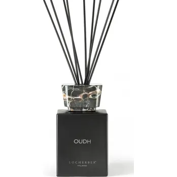 Aroma difuzér Locherber Milano Difuzér s tyčinkami a mramorovým víčkem s vůní OUDH - 2500 ml LH440211