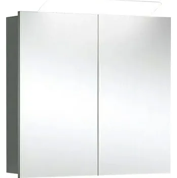 barva a nátěr na dřevo Camargue Orion Zrcadlová skříňka s LED osvětlením, 73 × 68 × 16 cm, antracit AM-TLO-709-02