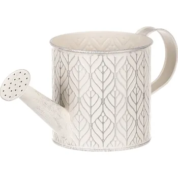 Stojan na květiny Autronic Obal kovový, krémová barva - konev KK127 CRM