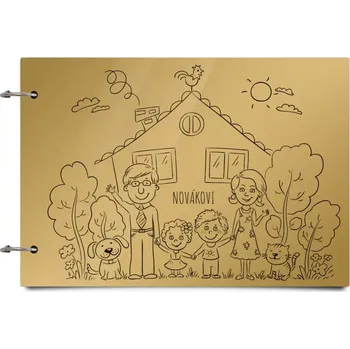 Fotokniha Plexi album se sponami Rodinka