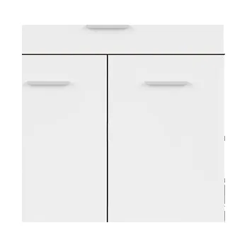 Komoda BRW NEPO PLUS komoda KOM2D1S, bílá