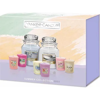 Dárková sada svíček Yankee Candle, 6 x 49 g, 2 x 410 g