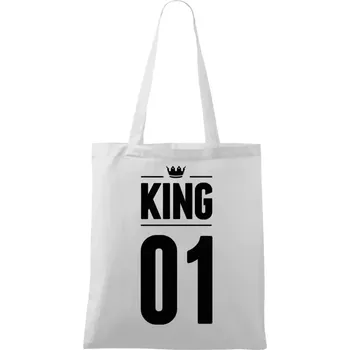 Látková taška King s vlastním číslem
