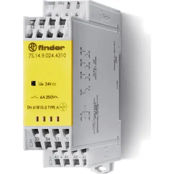 Relé Relé s nuceně vedenými kontakty, DIN, 3Z+1R 6A, 24V DC, BS, AgSnO2 7S.14.9.024.4310