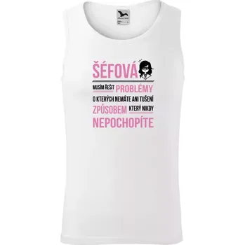 Pánské tílko Pánské tílko Malfini Core Musím řešit problémy - šéfová
