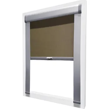 Roleta Termo Roleta na střešní okno, 61,3 × 94 cm, hnědá