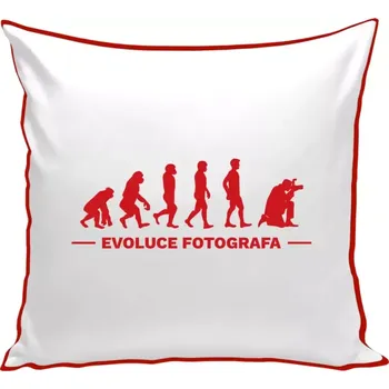 Polštář Polštář barevný 32x32 cm Evoluce - fotograf