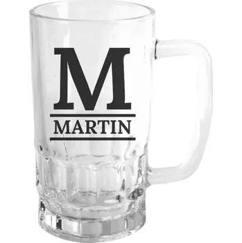 Sklenice Půllitr z kategorie ostatní - Monogram - čirý