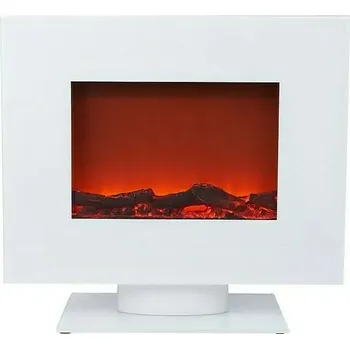 Elektrický krb, 1600 W, 60 × 50 × 26 cm, bílý B991849-3