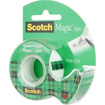 Lepicí páska Magic Tape 810, s odvíječem, 19mm x 7,5m, 3M/ SCOTCH 3M SCOTCH