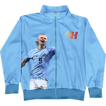 Chlapecká mikina Numberoplus Dětská mikina s potiskem - Haaland HJ.09 Velikost: 4-roky.(vel.98)