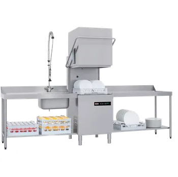 Myčka nádobí Myčka skla a nádobí Red Fox QQI 102 (bez odpadového čerpadla, Zdarma k nákupu Orkán UNI 17kg + Orkán Lesk 15kg)