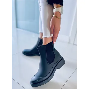 Dámská zimní obuv Dámské kotníkové boty 21053 Černá - Kayla černá 36