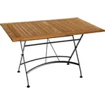 Sunfun Moni Zahradní stůl sklopný, 125 × 75 × 75 cm, dřevo z akácie, ocel 1302518