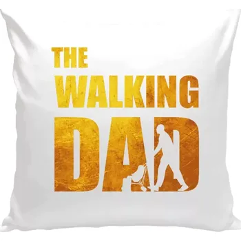Polštář Polštář bílý 40x40 cm The Walking Dad