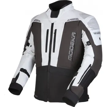 Moto bunda moto bunda MODEKA HYDRON STANDARD, světle šedá/tmavě šedá/černá Velikost: 3XL