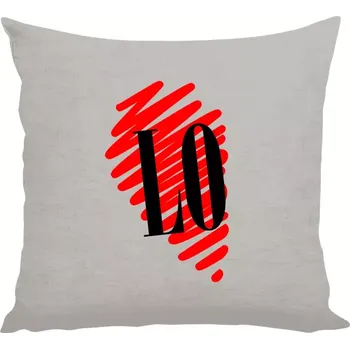 Polštář Polštář pro páry - Srdce LOVE - LO - 40 × 40 cm