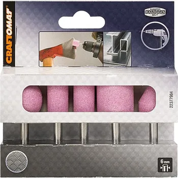 Příslušenství k brusce Craftomat Sada brusných hrotů, Průměr hřídele: 6 mm, ocel&nbsp;2.609.25B.049