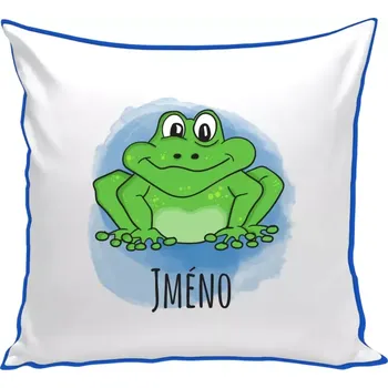 Polštář Polštář barevný 32x32 cm Žába