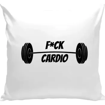 Polštář Polštář bílý 40x40 cm F*uck Cardio