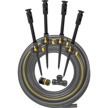 Zavlažovač Neptun Kruhový zadešťovač sada, dosah: 4 × 10 m, 5–360°, 7 ks YM97061