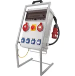 Famatel v625204 Zás.skříň IP54 jištěná s chráničem 40/4/003 4x230V 1x16/5 1x32/5 kov. stojan + elektroměr