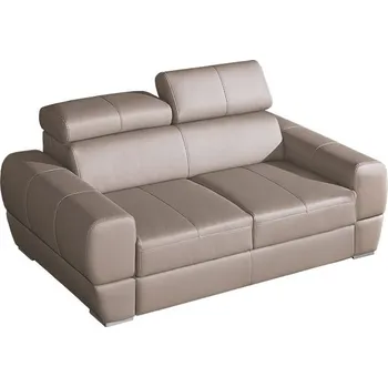 Pohovka Dolmar Elegantní dvoumístná pohovka Vento se záhlavníky Barevné provedení: Cayanne 1111 white eko kůže