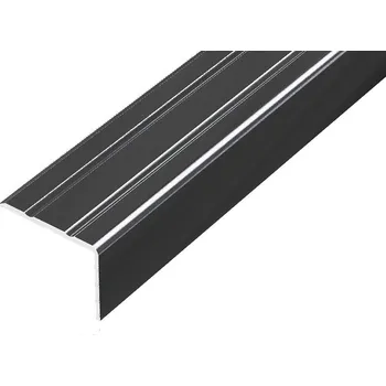 ukončovací lišta ACARA AP5 schodová lišta samolepící, hliník lakovaný černá, 20 mm, 0,9 m AAHAE B250020-SK/0,9/RAL9005M