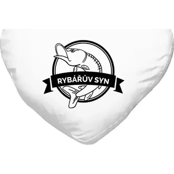Polštář Polštář srdce 40x35 cm Rybářův syn