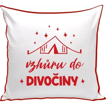 Polštář Polštář barevný 32x32 cm Vzhůru do divočiny