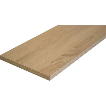 Dřevotřísková deska Nábytková deska, dub Noma, 2400 × 200 × 16 mm, dřevotříska NABYT16DB2002400