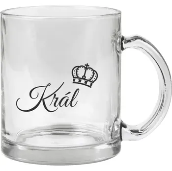 Hrnek 330 ml - skleněný Král