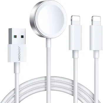 Příslušenství k chytrým hodinkám Joyroom S-IW007 kabel 3v1 / nabíječka pro Apple Watch + 2x iPhone Lightning