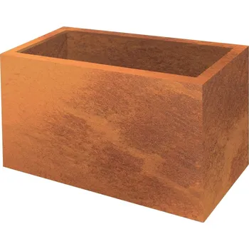 Truhlík Palatino Truhlík Lotte, cortenová ocel, červenohnědá, 80 × 40 × 50 cm A13812