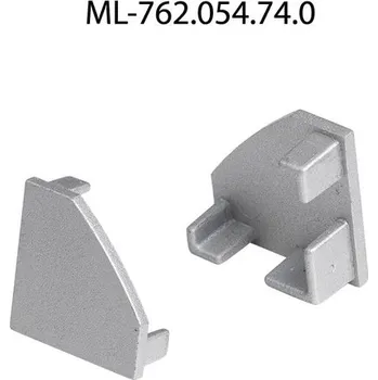 Průmyslové svítidlo MCLED Koncovka pro RT2 bez otvoru stříbrná ML-762.054.74.0