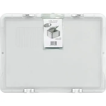 Obalový materiál Surplus Systems Víko na eurobox s pantem, 60 × 40 cm, transparentní 604000S-000
