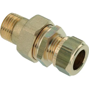 Instalatérský materiál General Fittings Svěrná spojka, 1/2" × 15 mm, s vnějším závitem, pro radiátory 1N00B8H041500L