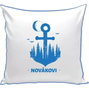 Polštář Polštář barevný 32x32 cm Kotva