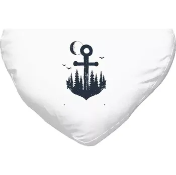 Polštář Polštář srdce 40x35 cm Kotva