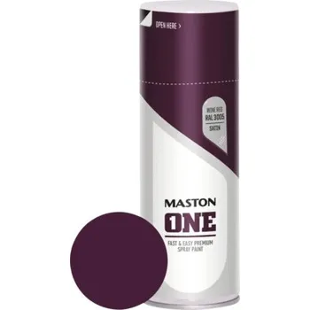 Barva ve spreji Barva ve spreji ONE Satin višňově červená RAL3005 400ml