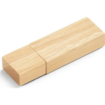 USB flash disk VENTER 16GB. 16GB bambusový USB flash disk - Světlá přírodní