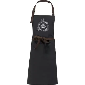 Kuchyňská zástěra Zástěra Kariban Vintage Dnes vařím já... jméno