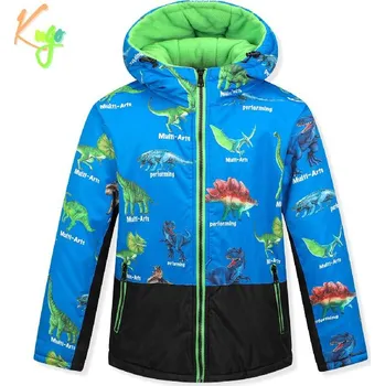 Chlapecká zimnní bunda KUGO FB3801, sv. modrá / černá