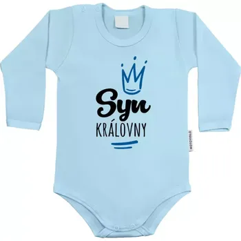 Kojenecký body Dětské body s dlouhým rukávem Syn královny