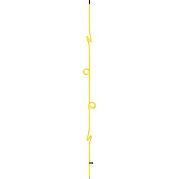 Věšák Peppermint, Stropní věšák Loop Rope žlutý - Formadore
