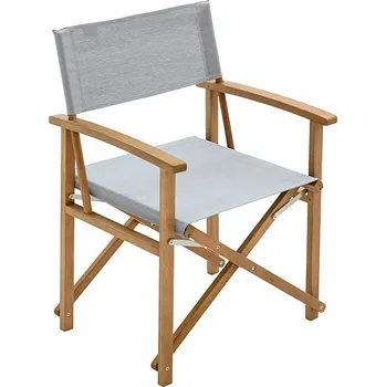 Sunfun Diana Zahradní křeslo sklopné, 54 × 53 × 87,5 cm, dřevo, přírodně šedé 1302283