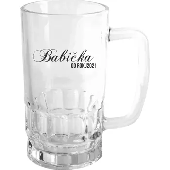 Sklenice Půllitr skleněný Babička od roku ...