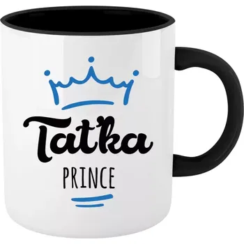 Hrnek pro tatínka - Taťka prince - černý vnitřek a ucho 330 ml
