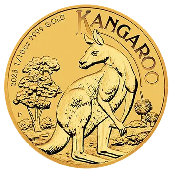 Zlatá mince Kangaroo 1/10 Oz