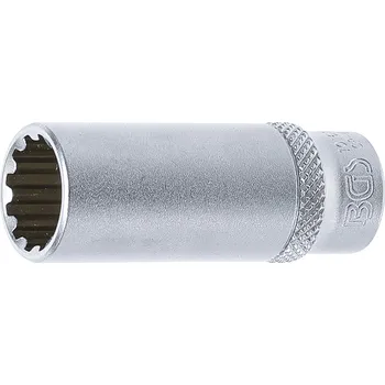 Gola hlavice BGS 10163, Nástrčná hlavice Gear Lock, prodloužená | 6,3 mm (1/4") | 13 mm